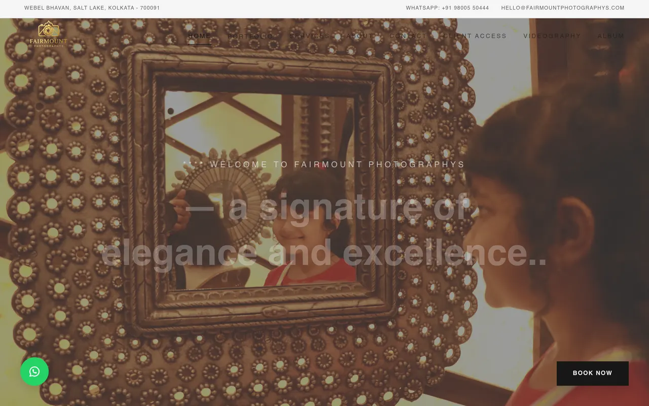 Fairmount Photography website designed by Web Total Solution