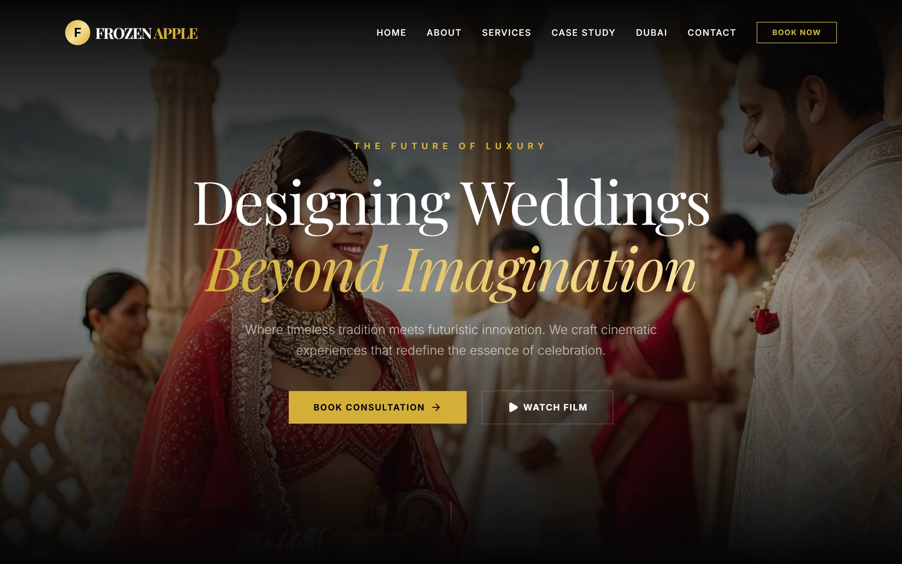 Frozen Apple Weddings home page