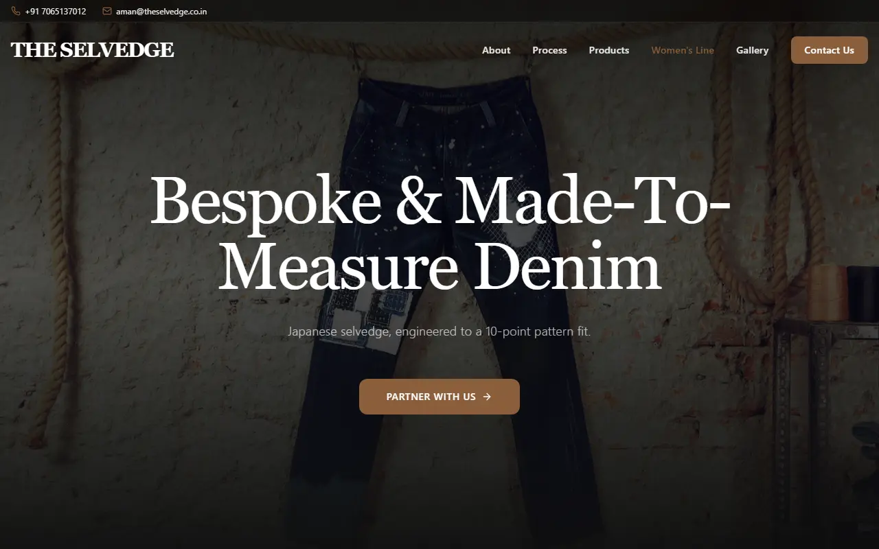 The Selvedge website